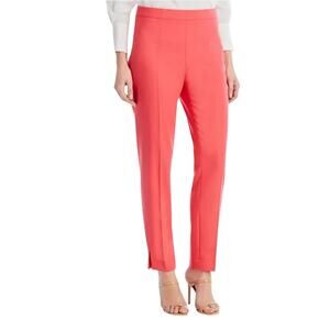 BOSS Hugo Boss pants Tiluna slim side zip trousers orange size 12